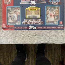 New York Giants Super Bowl Lot Cards Autographs