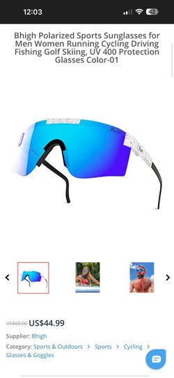 B HIGH polarized sunglasses New in Box!
