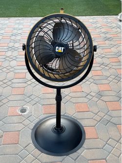 Caterpillar 14-In.High Velocity Pedestal Drum Fan