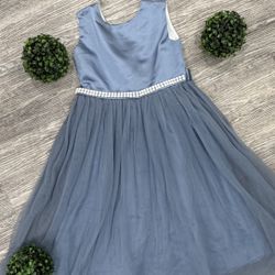 Blue Elegant Dress Tween