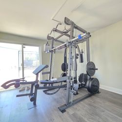 Smith Machine 2001 | Multi-Use Adj Bench | Gym Equipment | Fitness | Squat Rack | Excercise |🔴WEIGHTS AND BARBELL SOLD SEPARATELY 🔴 FREE DELIVERY 🚚