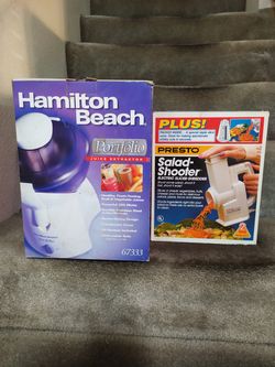 Presto Salad Shooter 02915 + Hamilton Beach Juice Extractor 67333