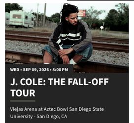 Jcole SD tickets