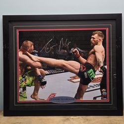 Conor "The Notorious" McGregor (With COA) Signed/Autographed & Framed Photograph