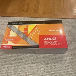 NIB SAPPHIRE PULSE AMD RADEON RX 7800 XT ( Equivalent To Nvidia 4070 Ti ) GPU Graphic Card For Gaming PC Parts For Sale 