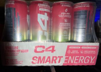 Strawberry guava c4 energy drinks 12 pack 12 oz cans