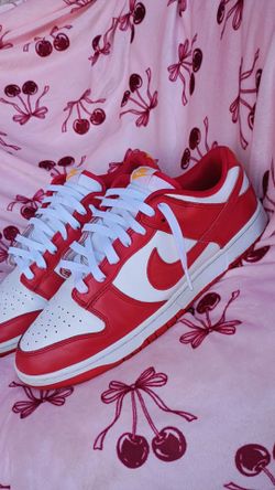 Nike Dunk Low Red and White size 12