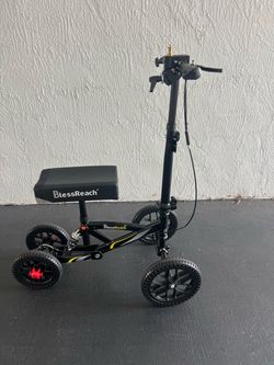 BlessReach Knee Scooter with Handbrake