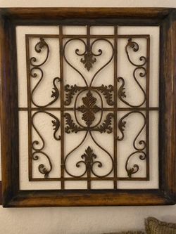 Rustic Metal Wall Decor With Designs