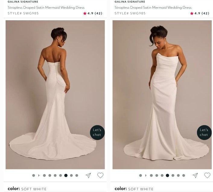Wedding Dress w/ Veil