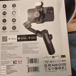 BRAND NEW GIMBAL STABILIZER XE MODEL FOR ANDROIDS AND IPHONES. 360 DEGREE ROTATION WITH FACE RECOGNITION