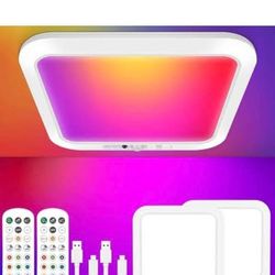 Motion Sensor Ceiling Light – 12 RGB Colors - NEW
