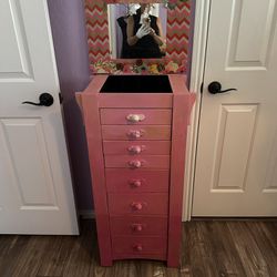 Shabby Chic Jewelry /Accessory Chest