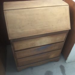 Desk and dresser