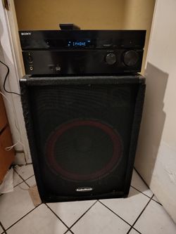 Receiver and speaker together (watch video) works good.