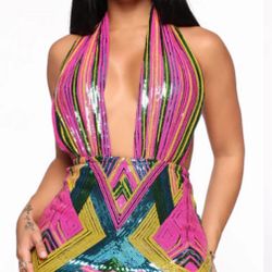 Sequin dress SZ M $25