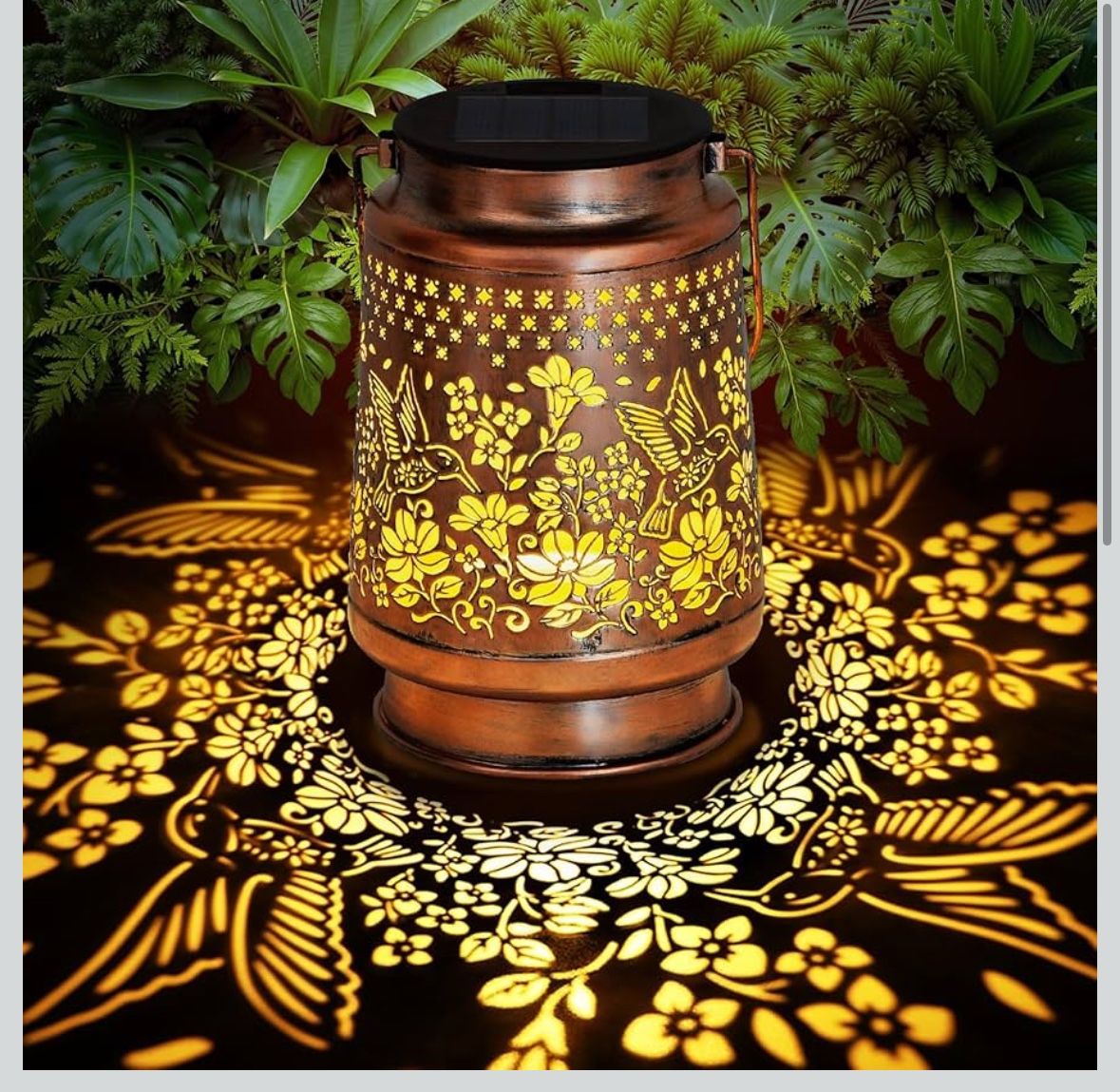 Solar Lantern Outdoor Lamp Waterproof