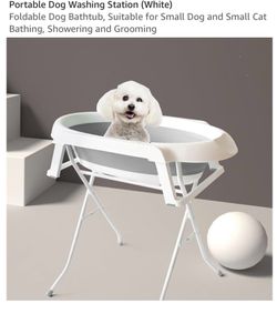 Portable, Foldable Dog Washing Station