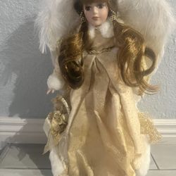 Beautiful Angel Porcelain Doll - Brand New 