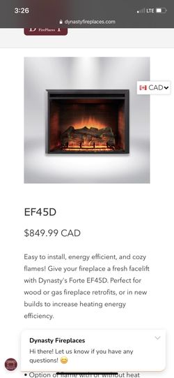 ningbo richen EF45D electric fireplace