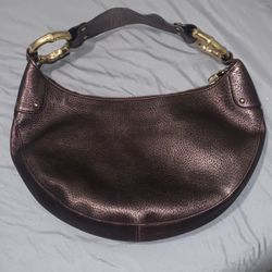 Purple metallic Gucci Purse