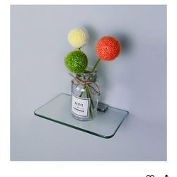 Floating Glass Shelves  (7.87 inch)
