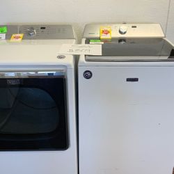 WHIRLPOOL DRYER AND WASHER MEDB835DW MVWB835DW YY8 