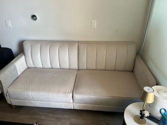 Sofa convertible velvet ( 80” x 34”x 32” )