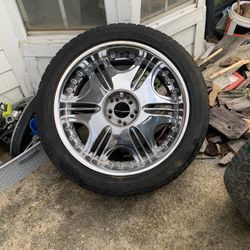 22” Rims And 6 Good Tires