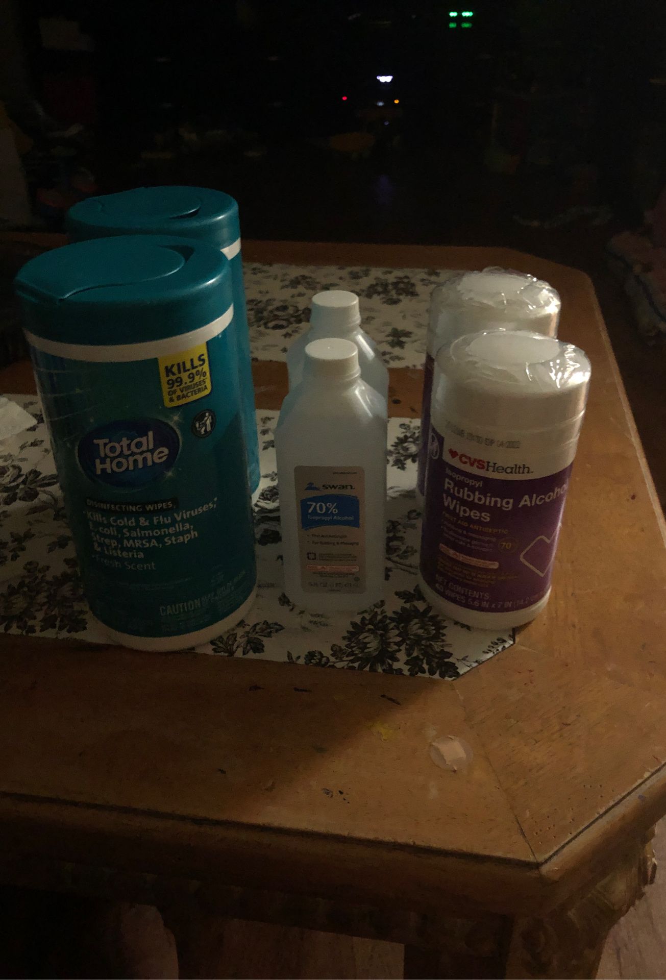 2 alcohol 70% 2 rubbing alcohol and 2 kills cold & flu virus; Everything for $100