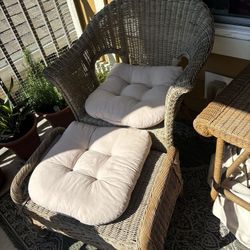 3 Piece Wicker Patio Set