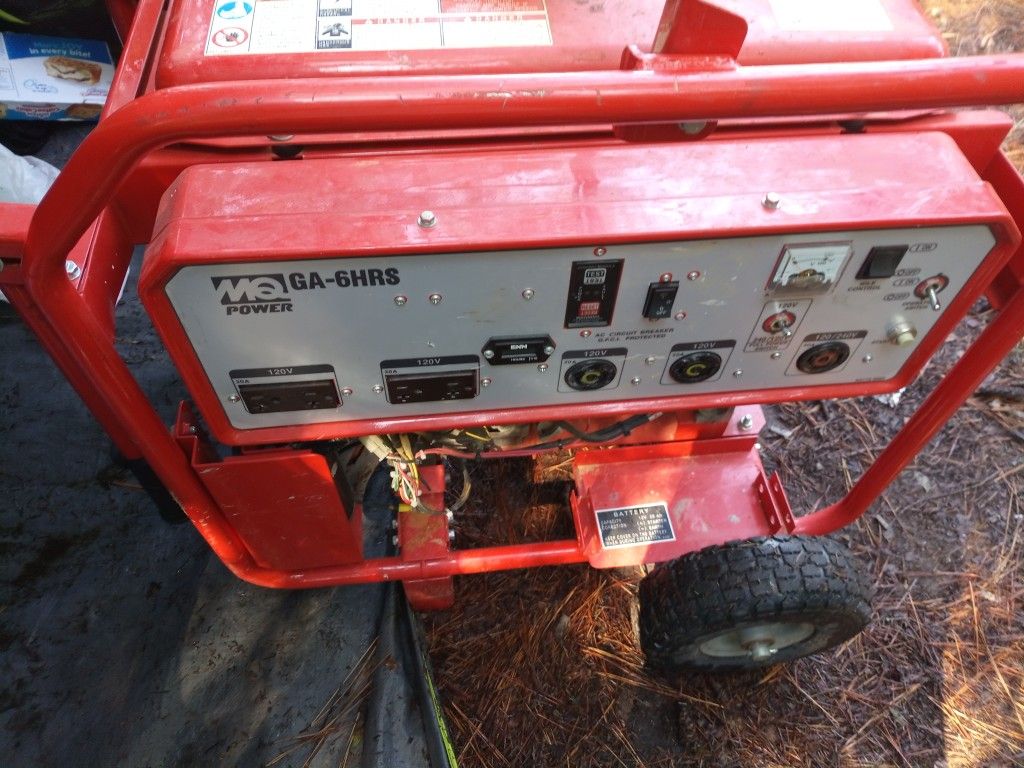 MQ POWER 6K GENERATOR FOR SALE NOTHING WRONG WITH IT RUNS PERFECTLY