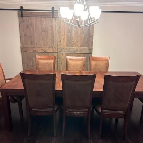 Dining Table W/  China Cabinet