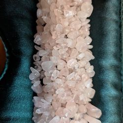 VINTAGE ROSE QUARTZ Stretch Bracelet