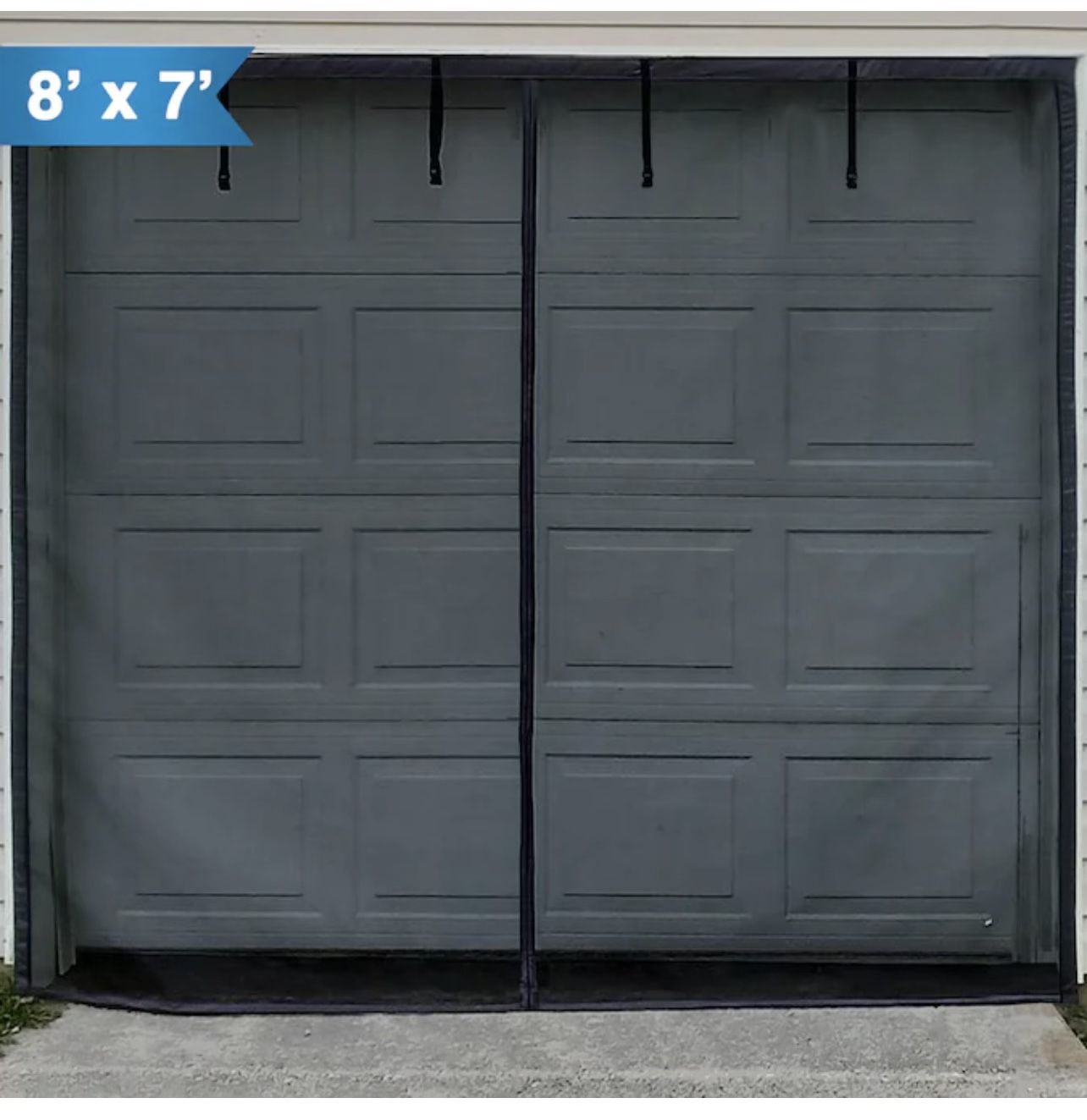 New garage is screen door