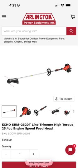 Edge weed trimmer. (guiro)