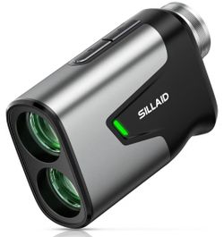 Golf Rangefinder with Slope, 1200 Yards Range Finder, 7X Magnification with Pin Lock Vibration, 23.5mm Ultra Lens, Magnetic, Rechargeable Laser Rangef