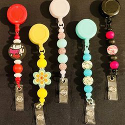 Retractable Badge Reels, Handmade, Medical Accessory