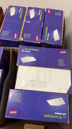 FREE- no. 10 envelopes (left window) -12