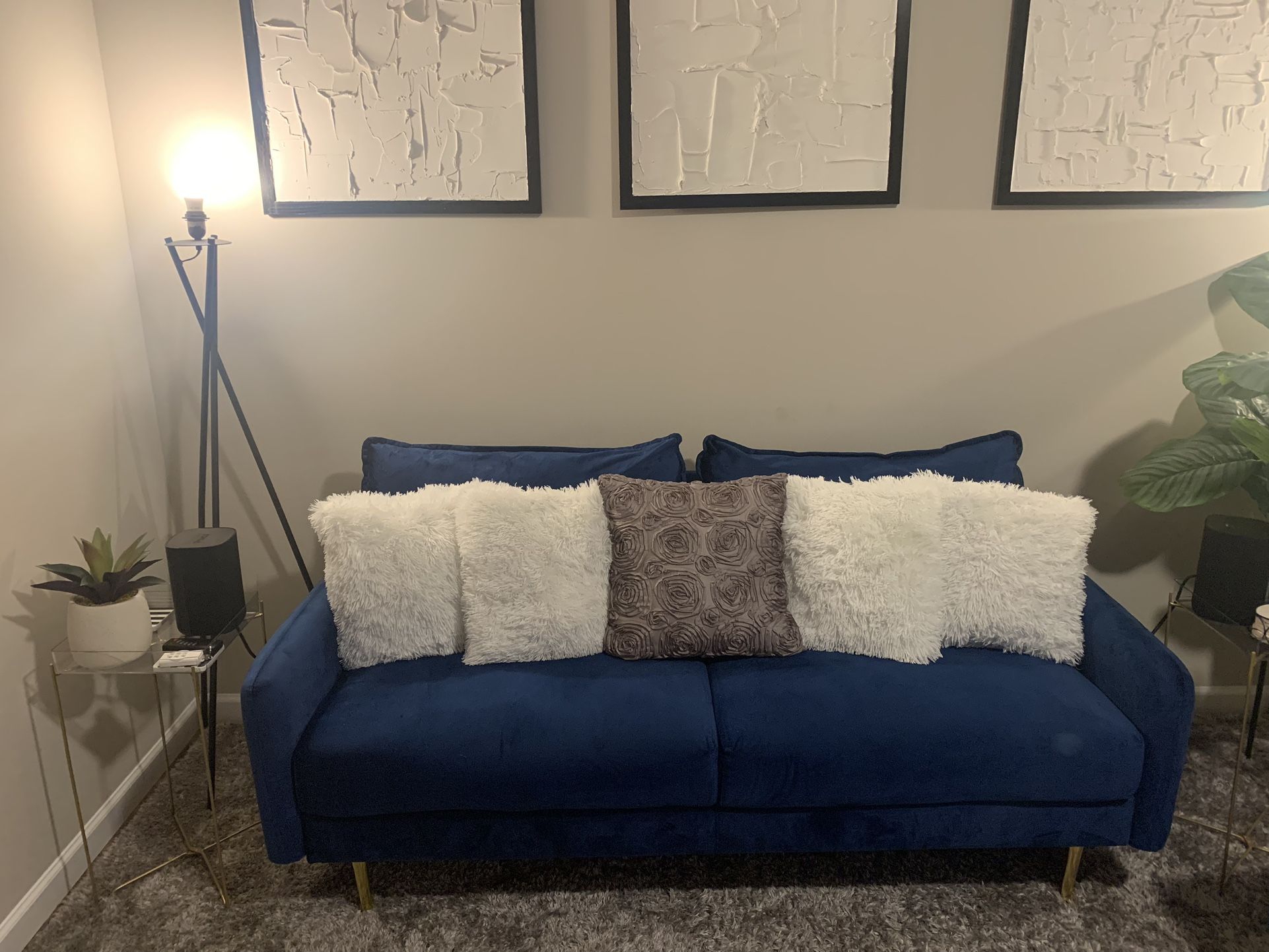 Velvet Living Room Set