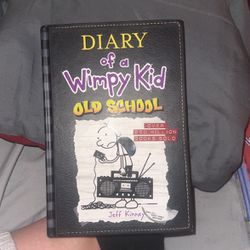 2 diary if a whimpy kid “old school” and “diary of a whimpy kid”