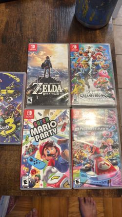 5 Nintendo Switch Classics $180