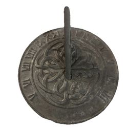 Vintage Pewter Sundial Carson Statesmetal Freeport PA USA - Celtic