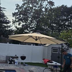 Brand New Solar Umbrella With T Base