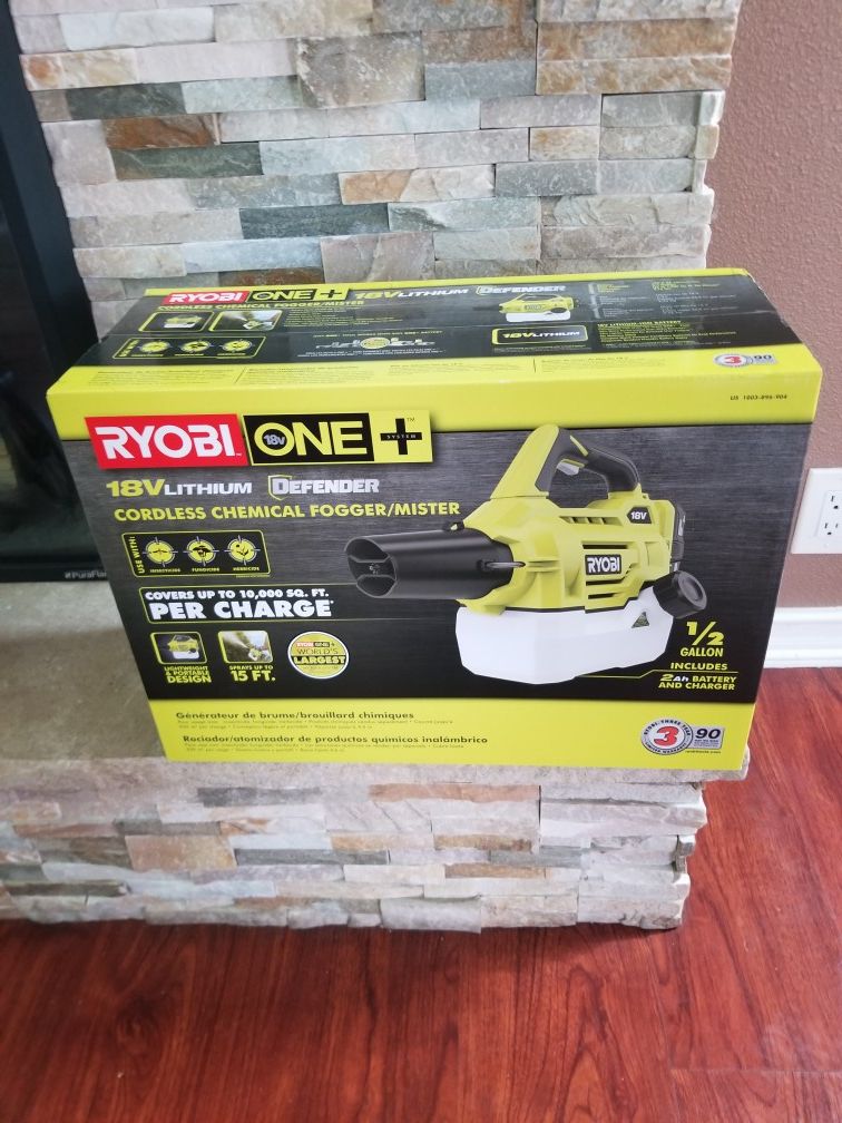 Pest Control Ryobi One Fogger RYOBI ONE+ 18V Cordless Battery