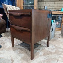 2 Drawer End Table With USB And Outlet 20.00