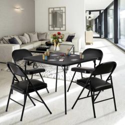 Folding Chairs And Folding Table set! New!!