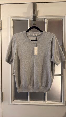 Babaton By Aritzia Wonder Yarn Gray Sweater Size Large 