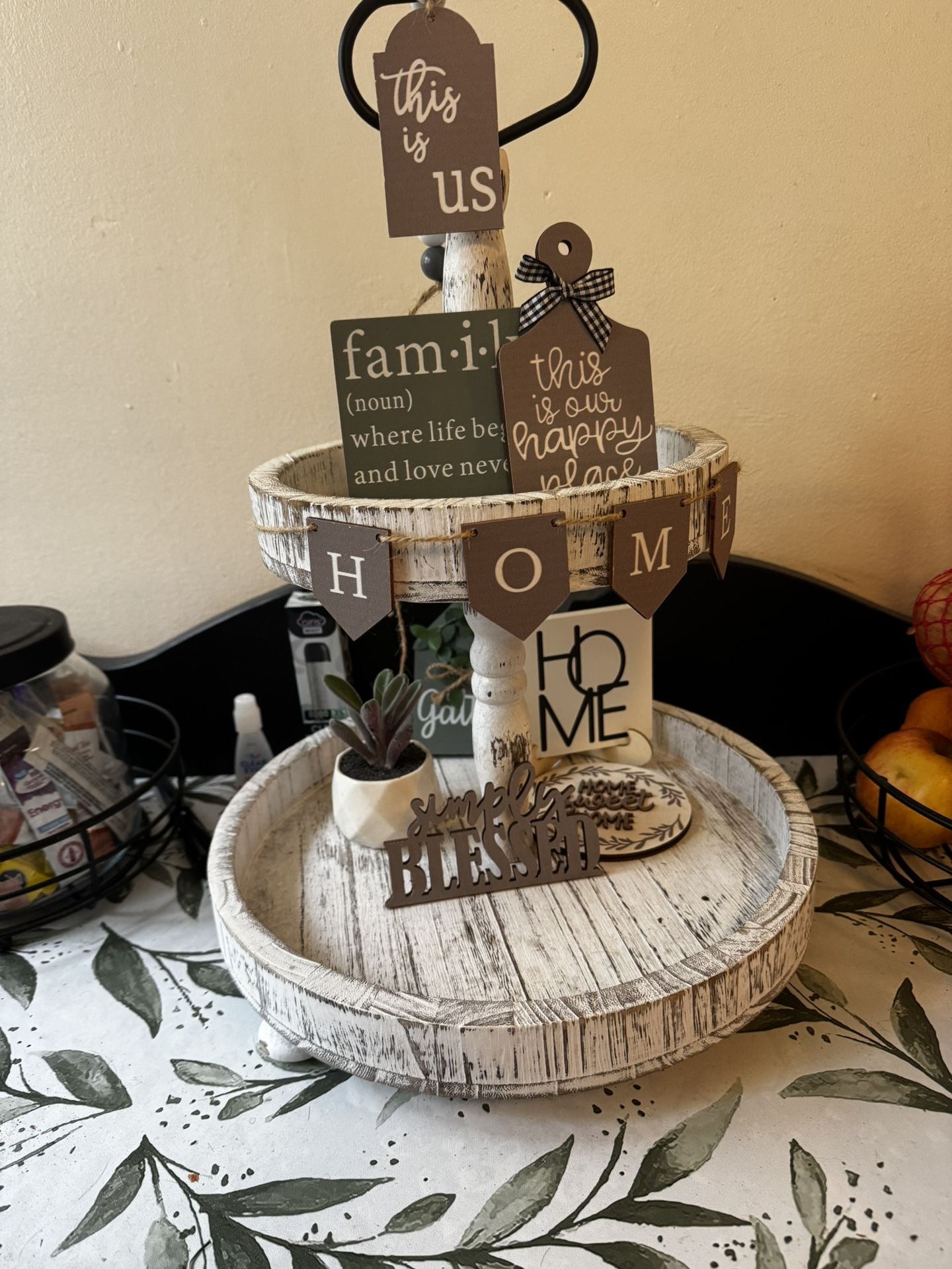 2 Tiered Tray