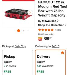Milwaukee Packoout 